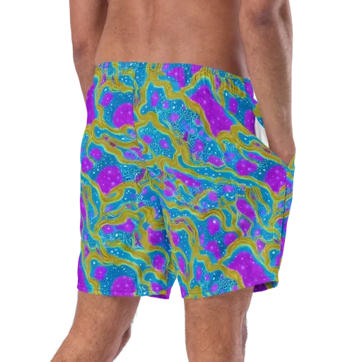 Mystic Waves on a Swim Trunks