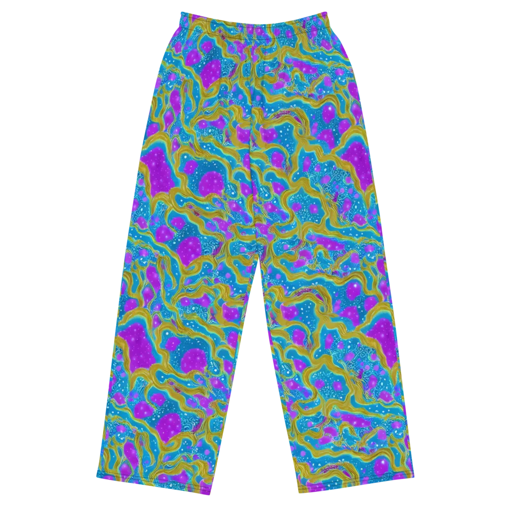 Mystic Waves on Wide-Leg Pants — Front