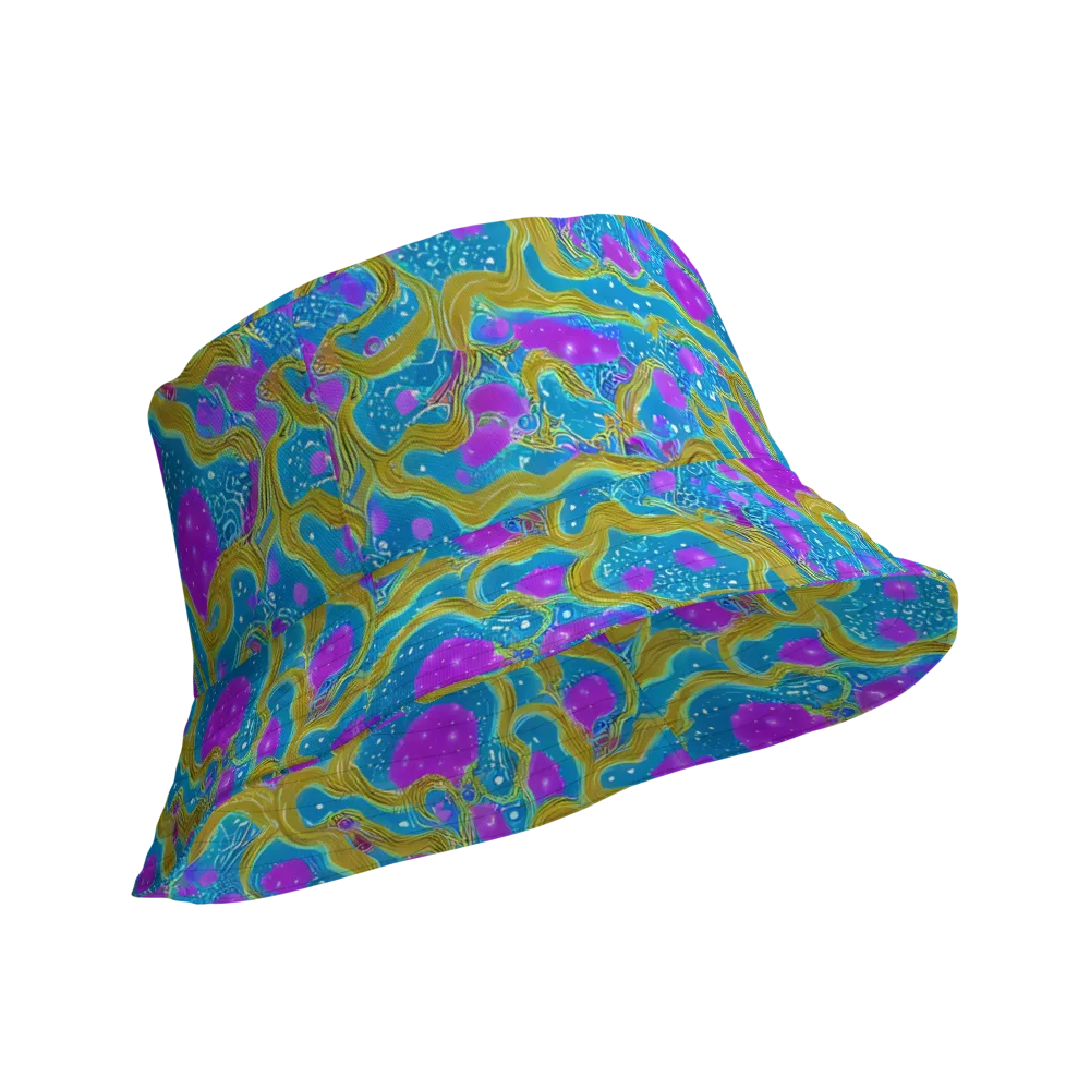 Mystic Waves on Reversible Bucket Hat — Product details Outside