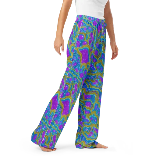 Mystic Waves on a Women's Pajama Pants
