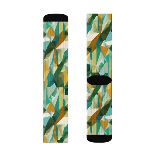 Emerald Facets on a Socks