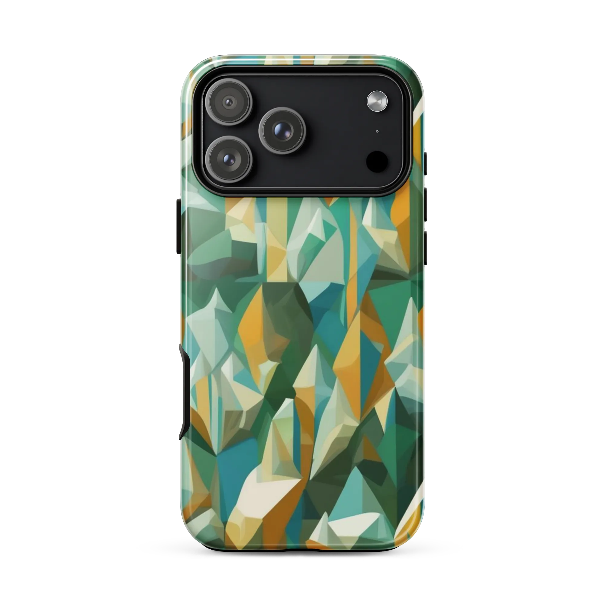 Emerald Facets on Tough Case for iPhone® — Front