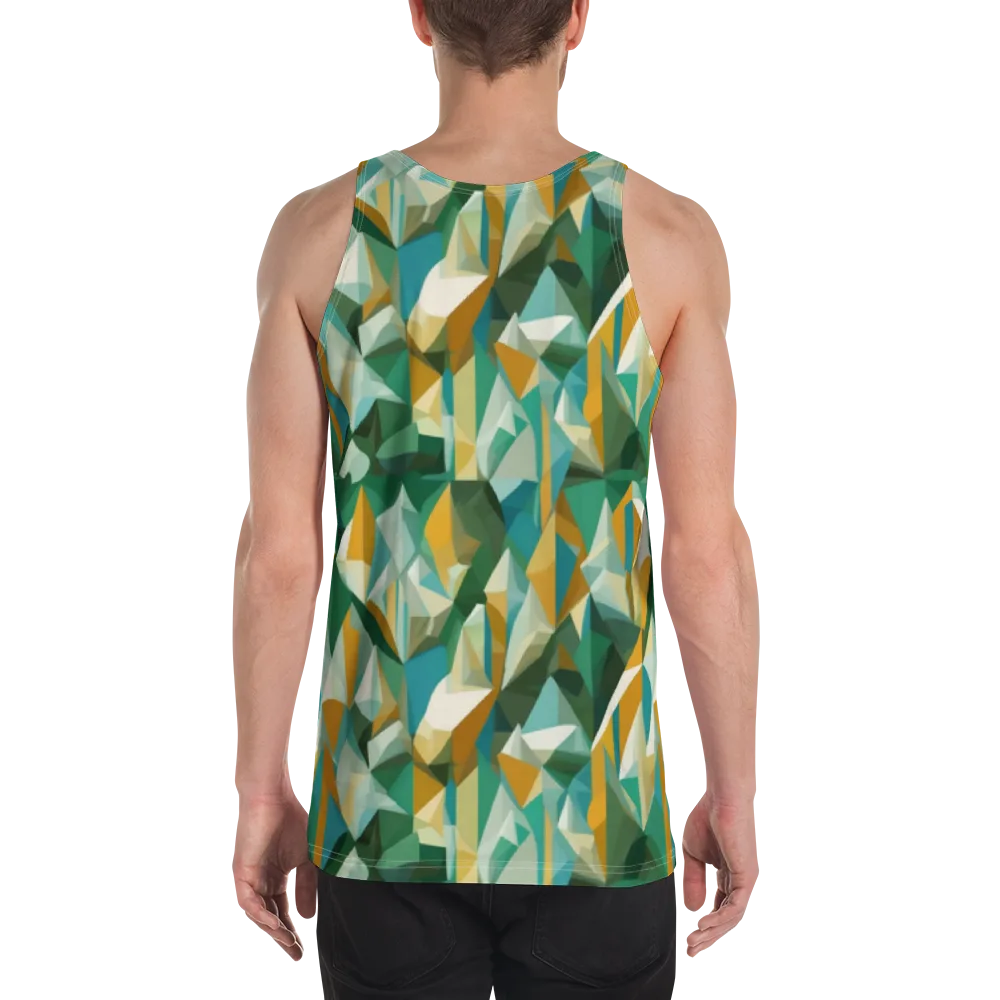 Emerald Facets on Men's Tank Top — Back