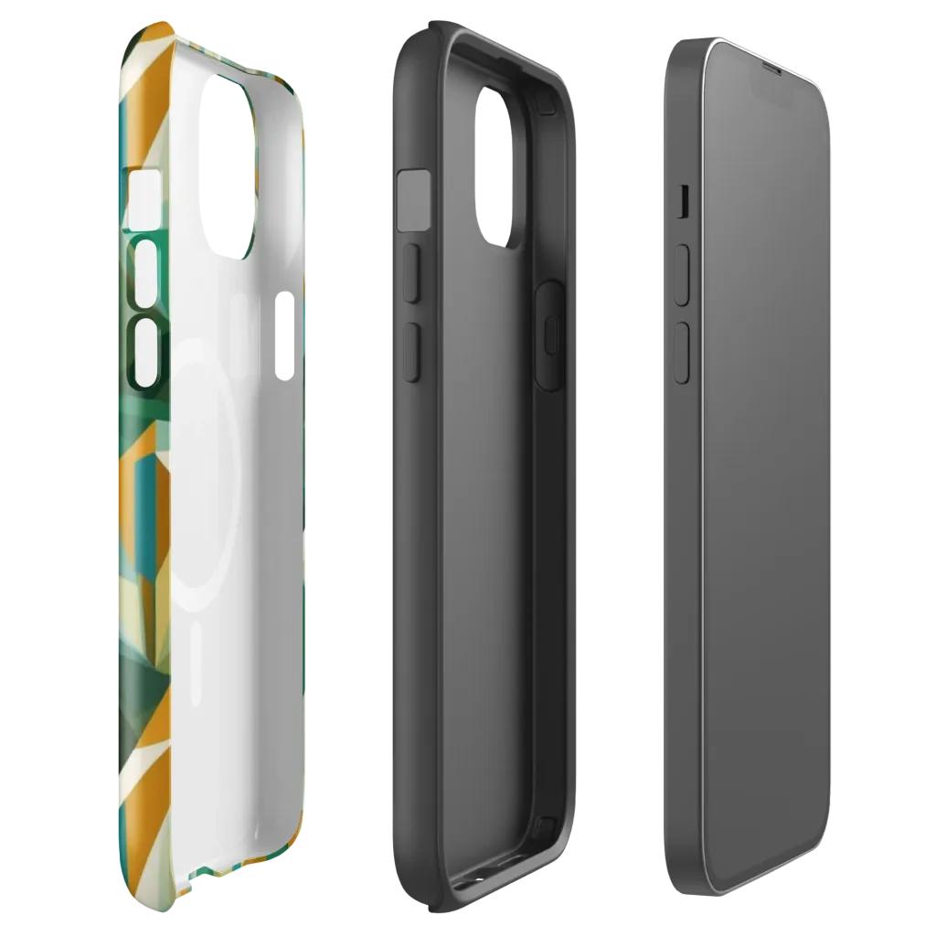Emerald Facets on MagSafe Tough Case for iPhone® — Front