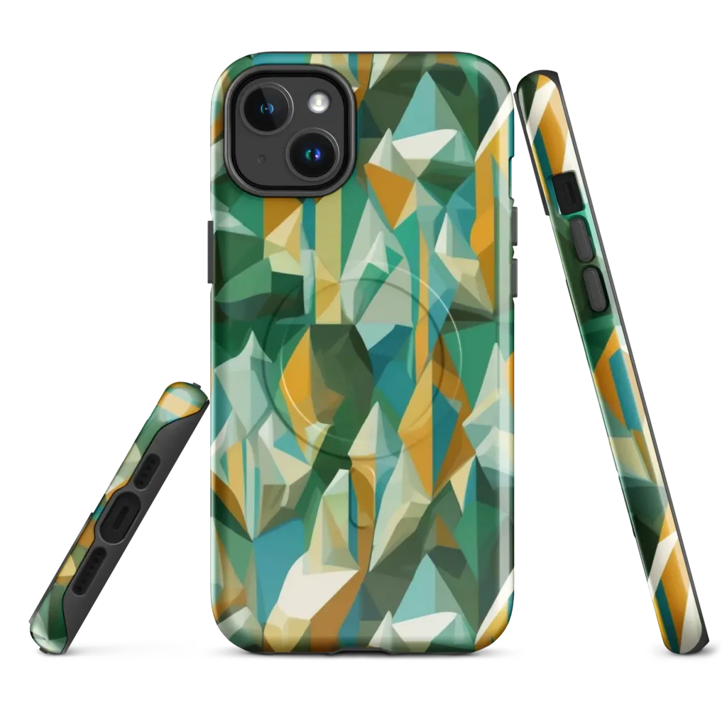 Emerald Facets on MagSafe Tough Case for iPhone® — Front
