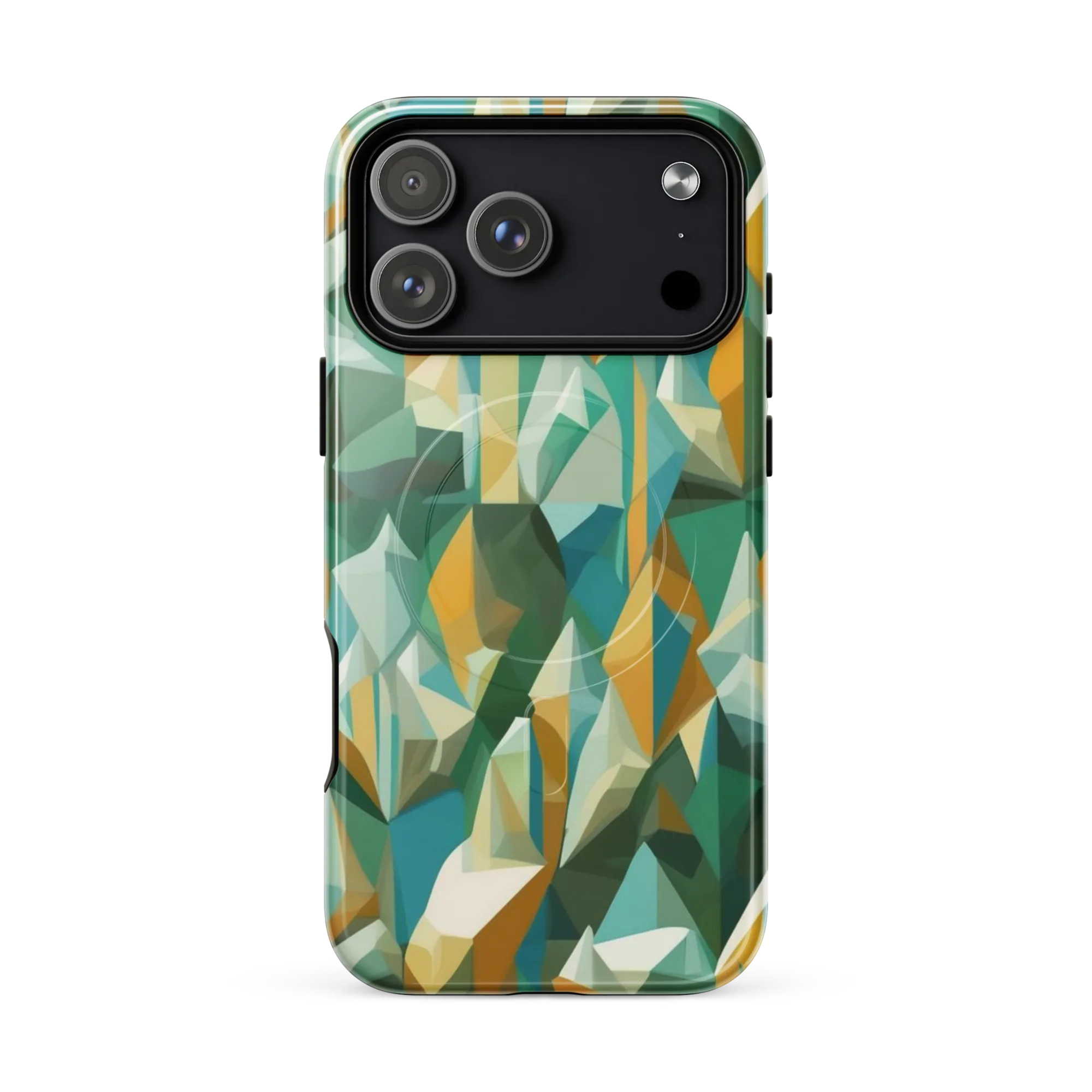 Emerald Facets on MagSafe Tough Case for iPhone® — Front