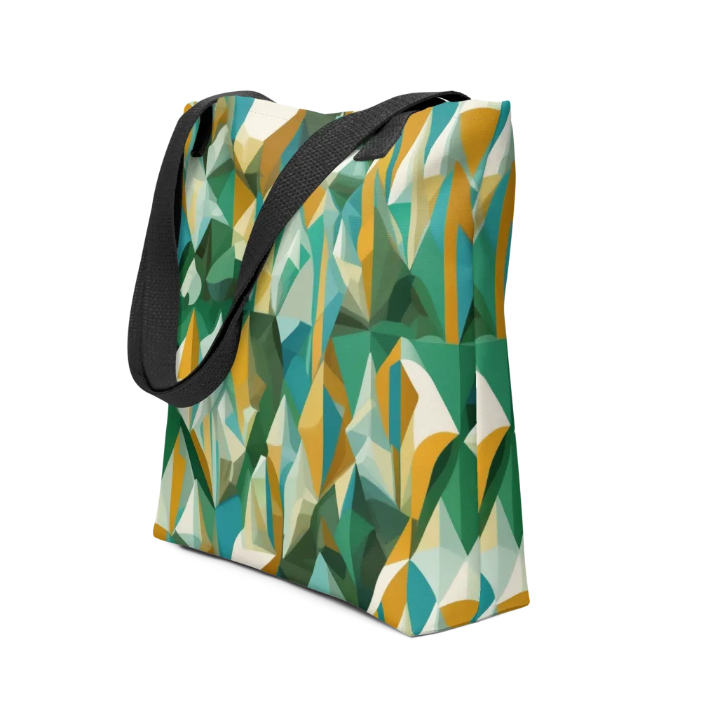 Emerald Facets on Tote Bag — Front