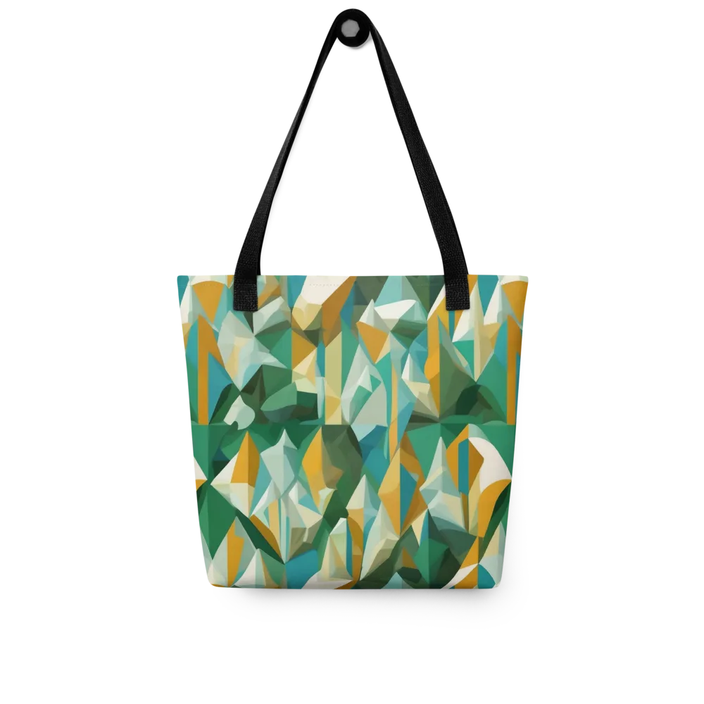 Emerald Facets on Tote Bag — Front