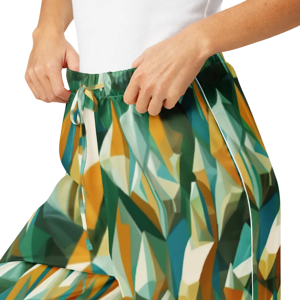Emerald Facets on Women's Pajama Pants — Product details