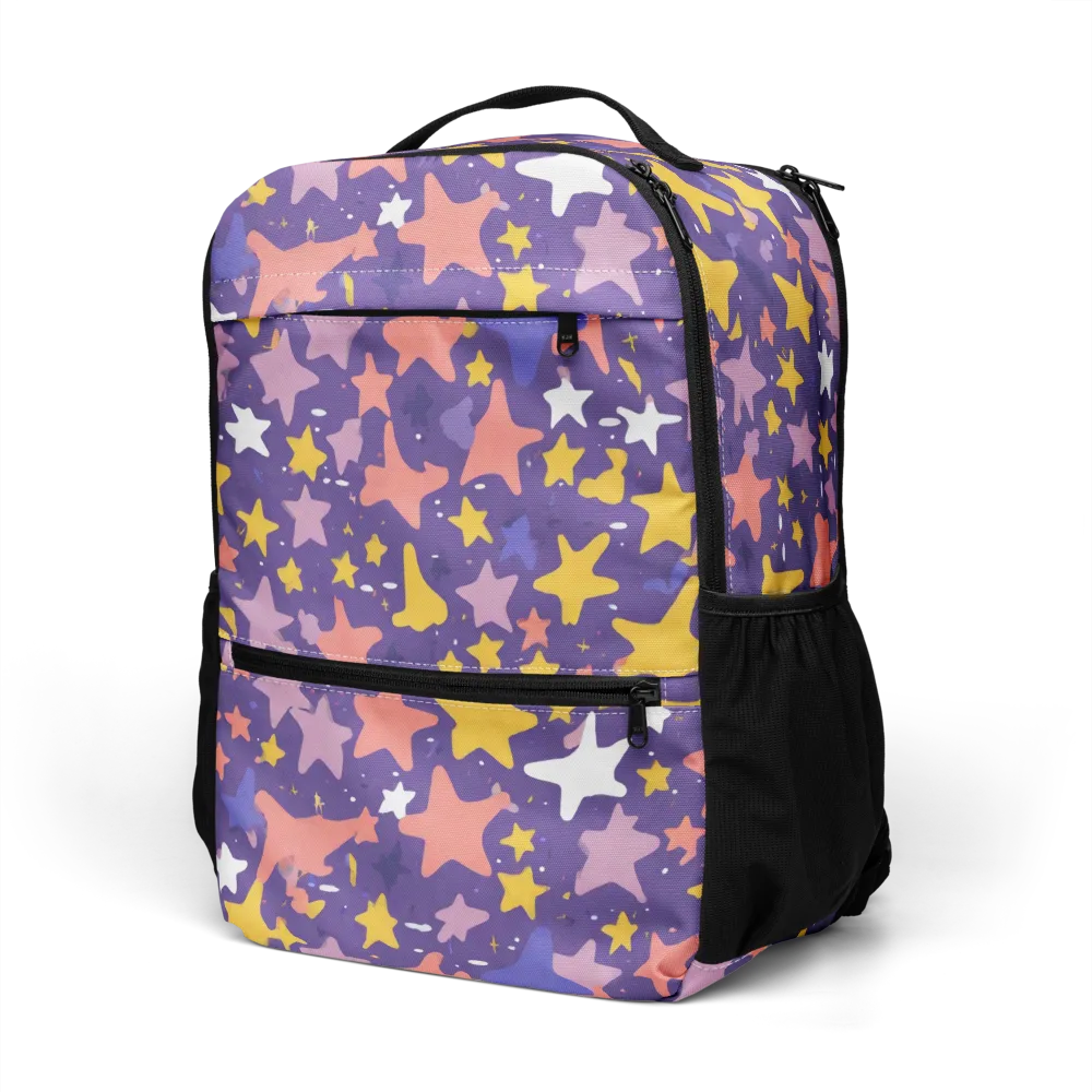Starry Confetti on Utility Backpack — Left Front