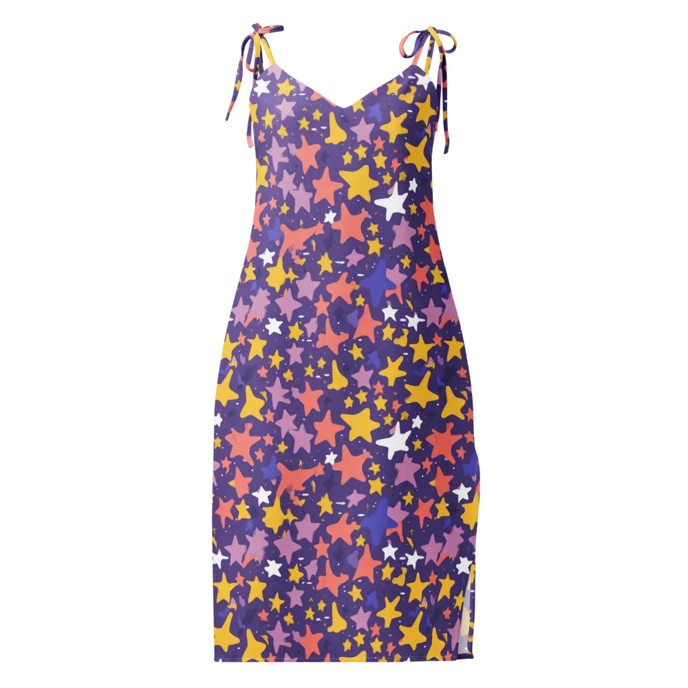 Starry Confetti on Slip Dress — Front