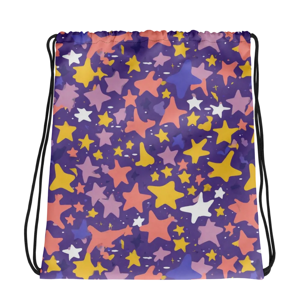 Starry Confetti on Drawstring Bag — Photo