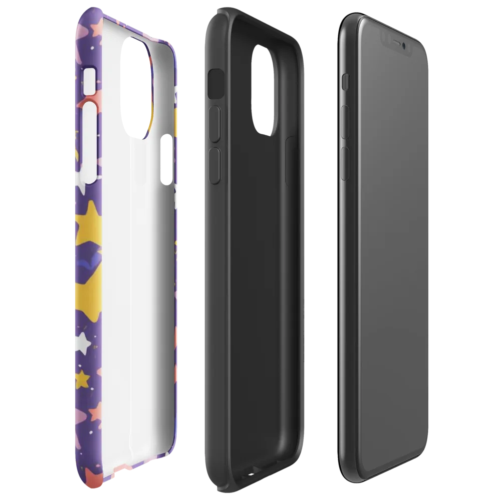 Starry Confetti on Tough Case for iPhone® — Right