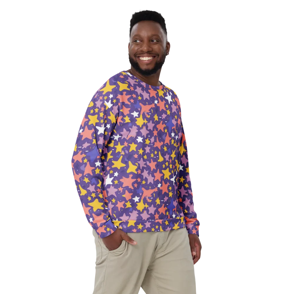 Starry Confetti on Sweatshirt — Front