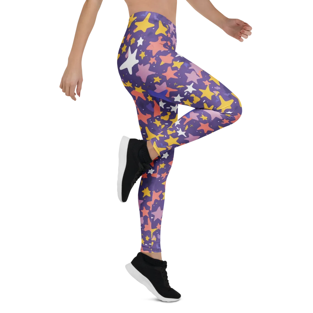 Starry Confetti on Leggings — Right