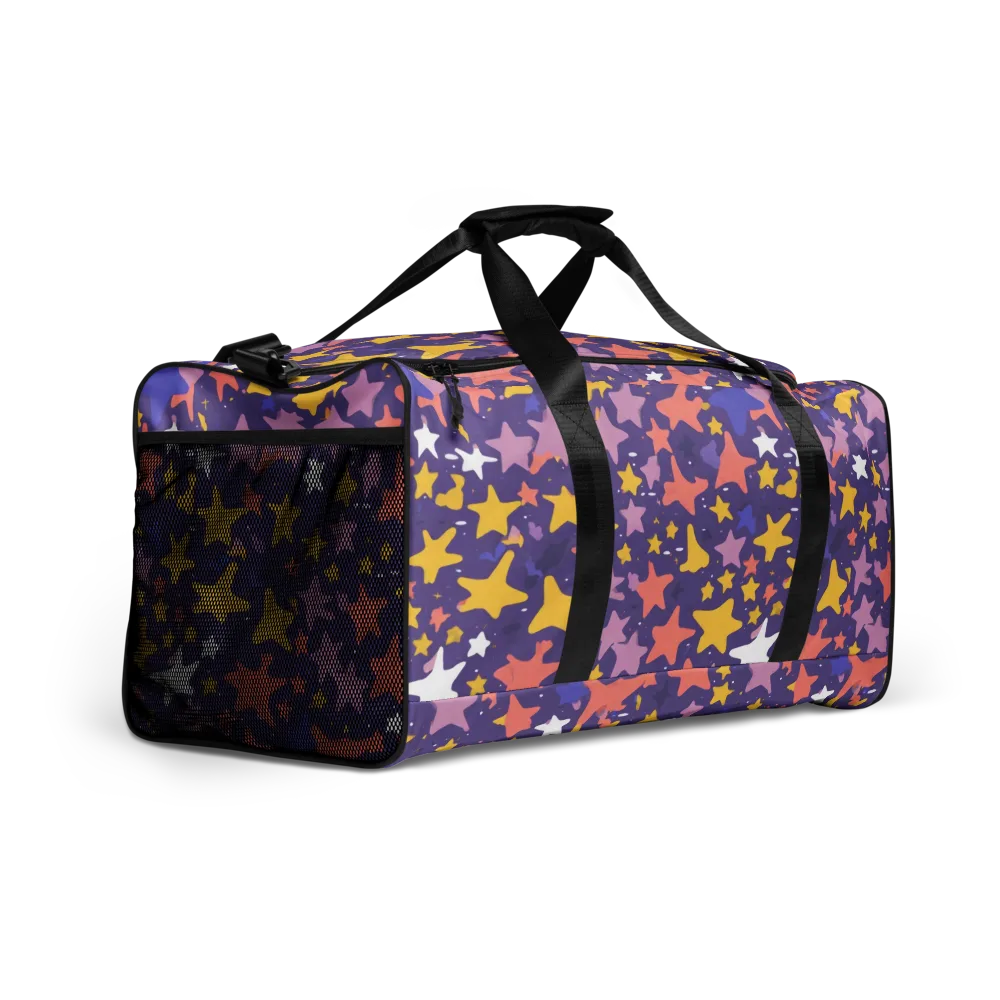 Starry Confetti on Duffle Bag — Right Front