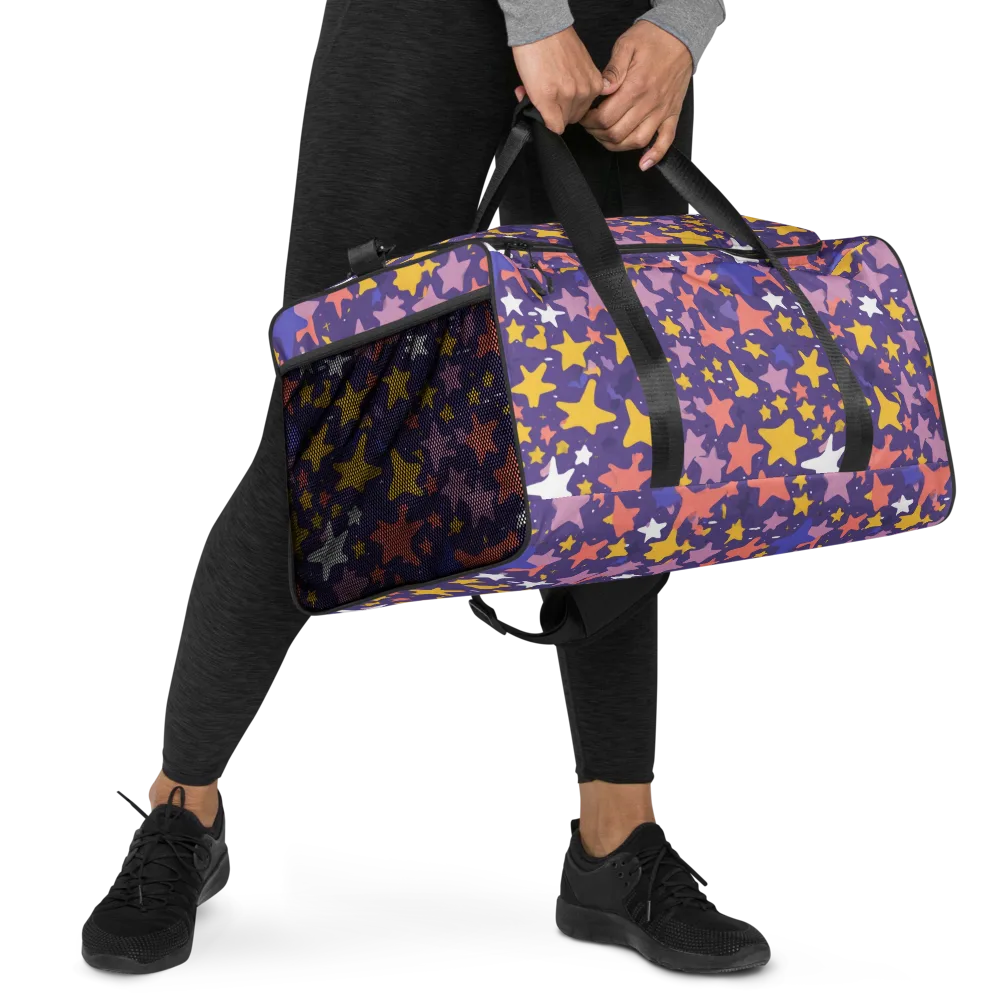 Starry Confetti on Duffle Bag — Right Front