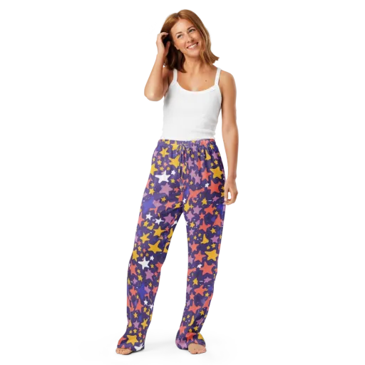 Starry Confetti on a Women's Pajama Pants