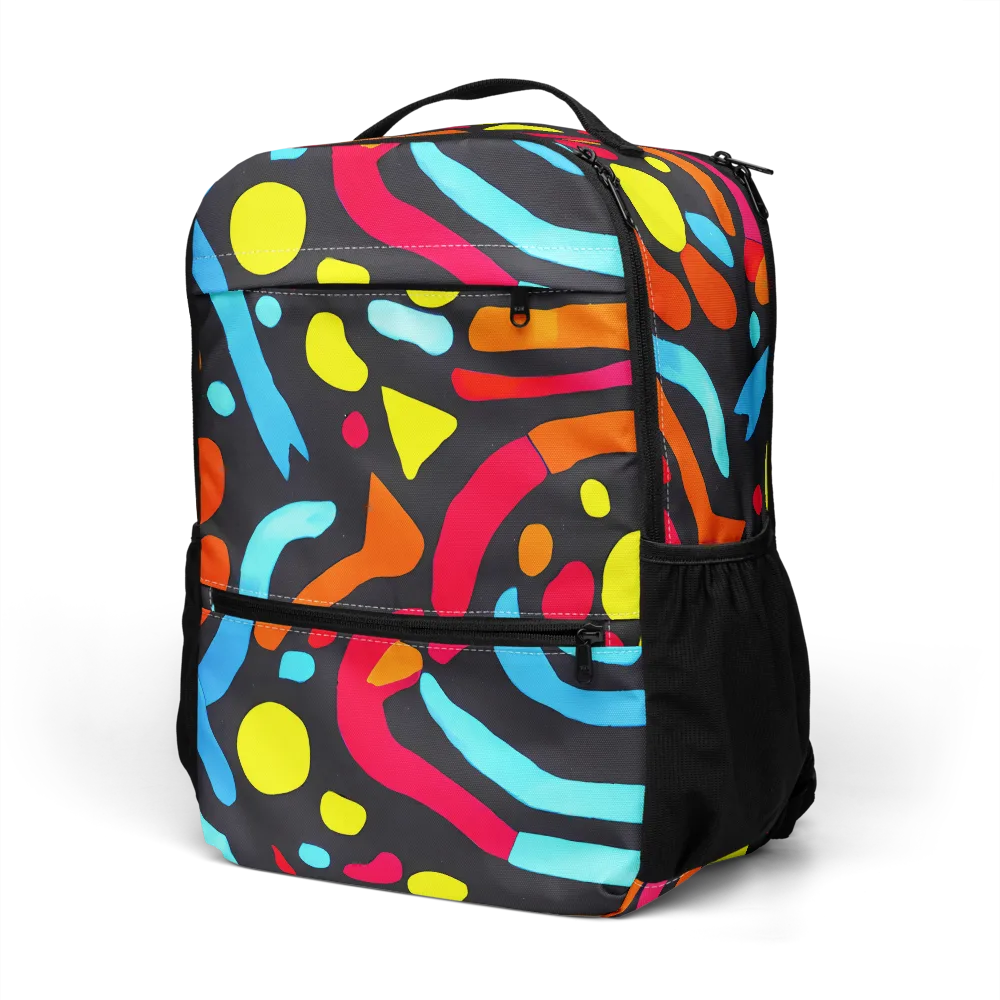 Midnight Stream on Utility Backpack — Left Front