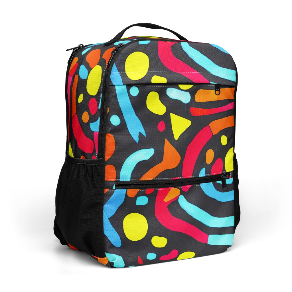 Midnight Stream on Utility Backpack — Right Front