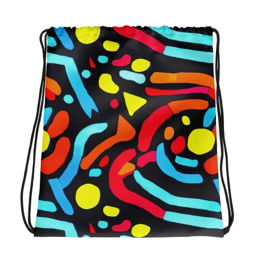 Midnight Stream on a Drawstring Bag
