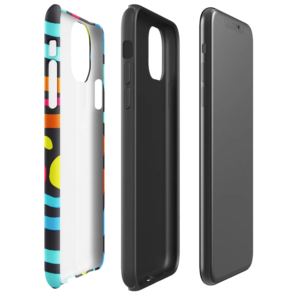 Midnight Stream on Tough Case for iPhone® — Right