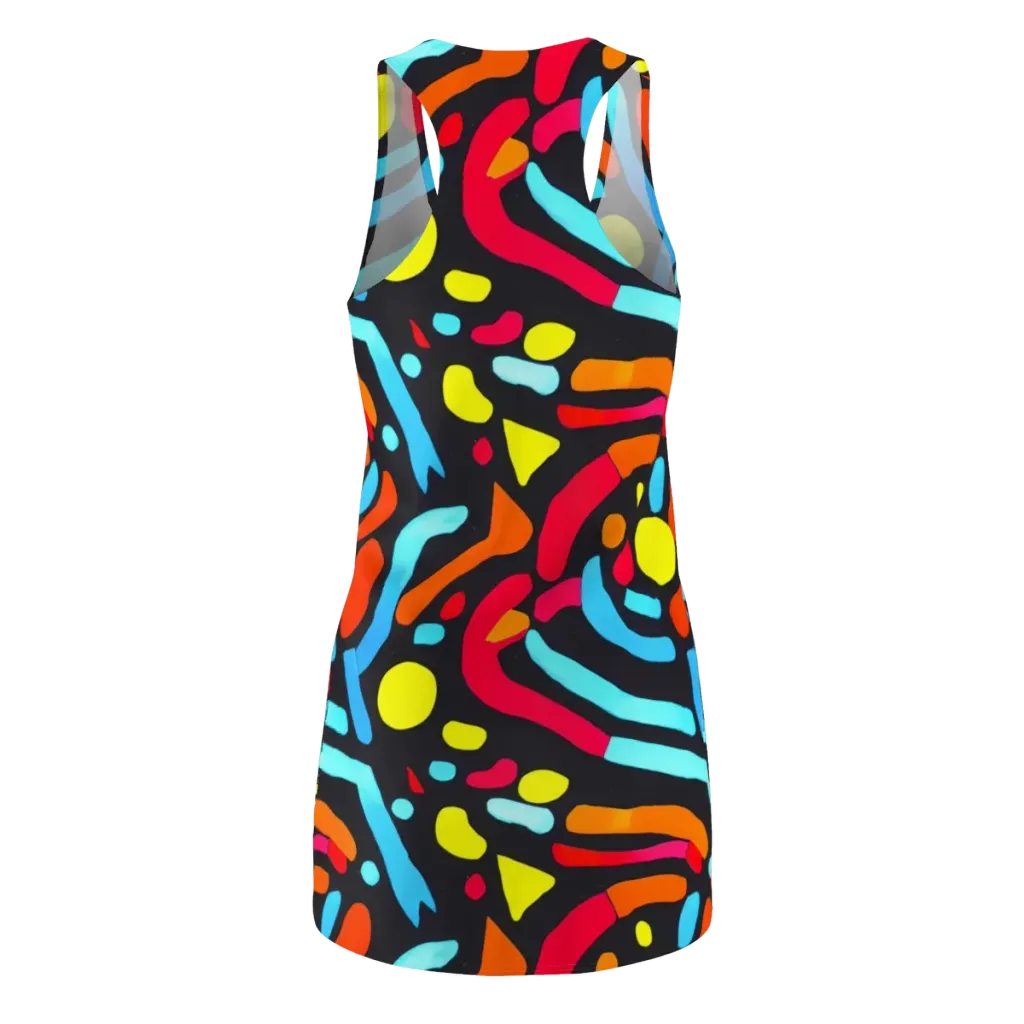 Midnight Stream on Racerback Dress — Back