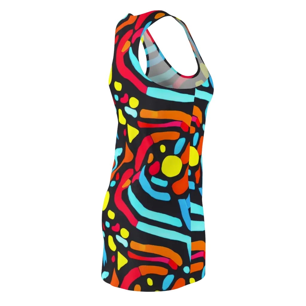 Midnight Stream on Racerback Dress — Back Side