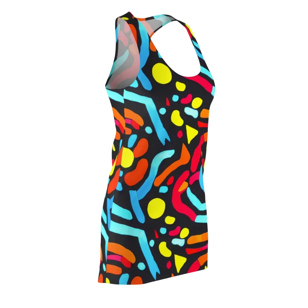 Midnight Stream on Racerback Dress — Front Side