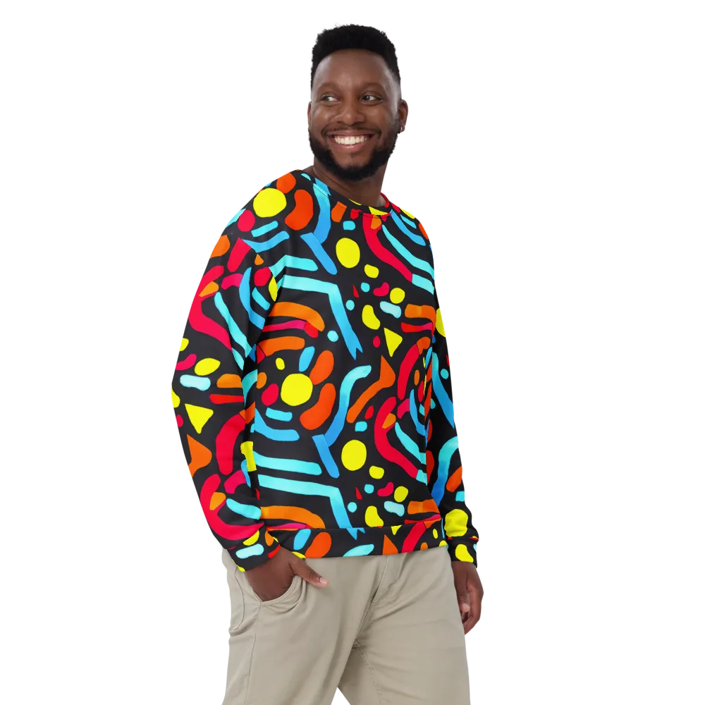 Midnight Stream on Sweatshirt — Front