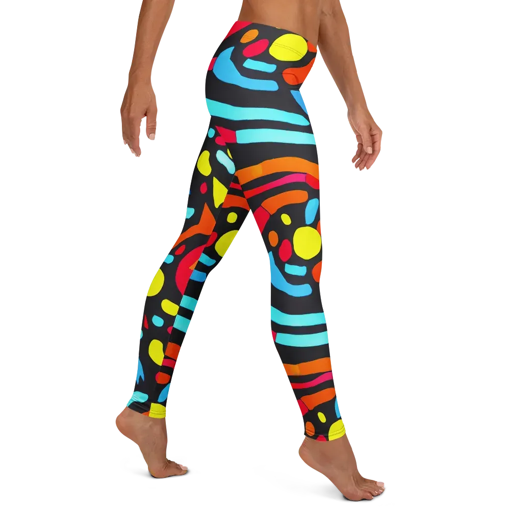 Midnight Stream on Leggings — Right