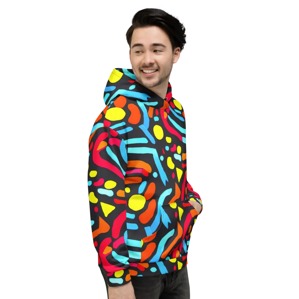 Midnight Stream on Hoodie — Right