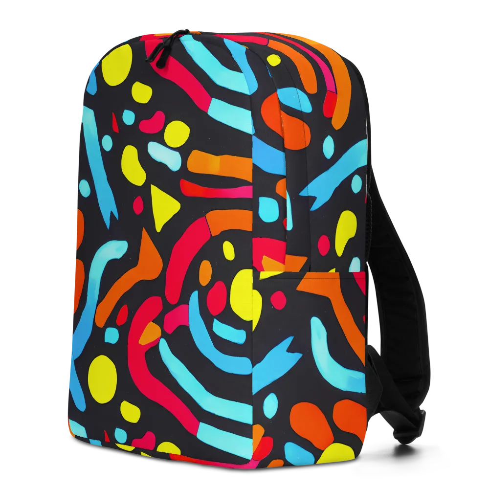Midnight Stream on Minimalist Backpack — Left