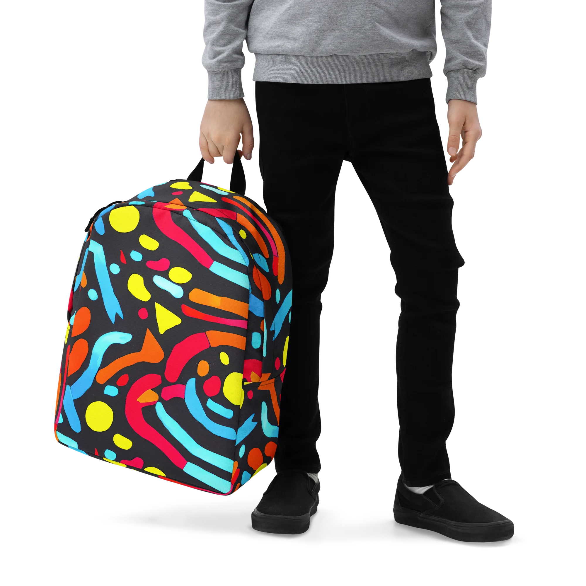 Midnight Stream on Minimalist Backpack — Zoomed-in