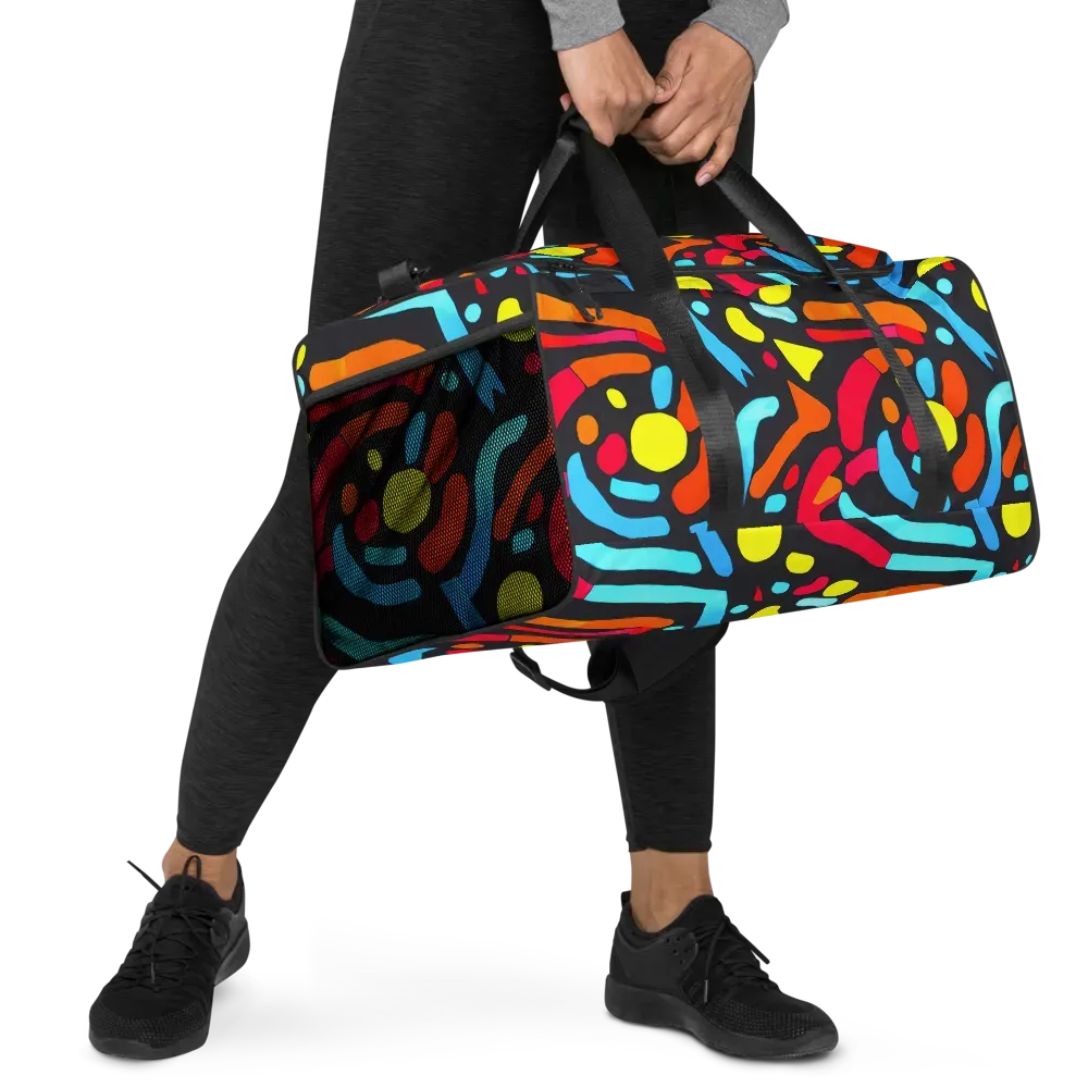 Midnight Stream on Duffle Bag — Right Front