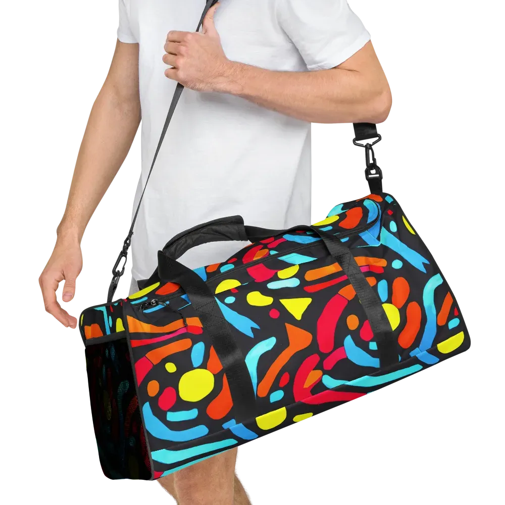 Midnight Stream on Duffle Bag — Right Front