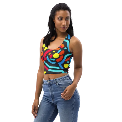 Midnight Stream on a Crop Top