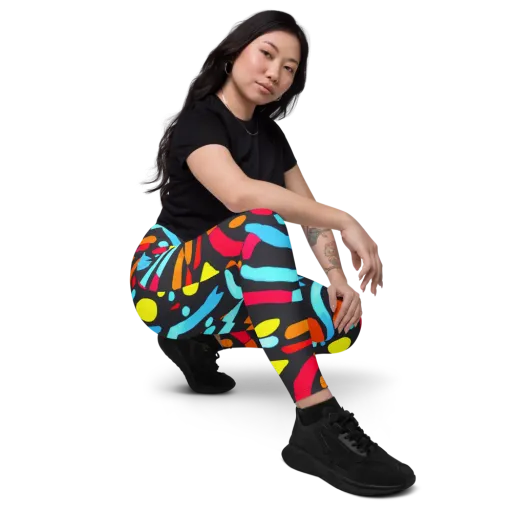 Midnight Stream on a Leggings with Pockets
