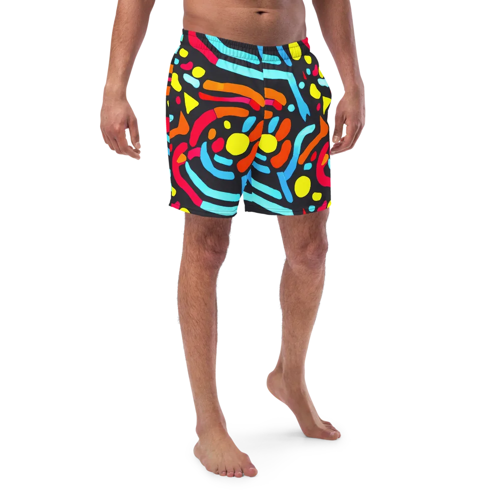Midnight Stream on Swim Trunks — Front