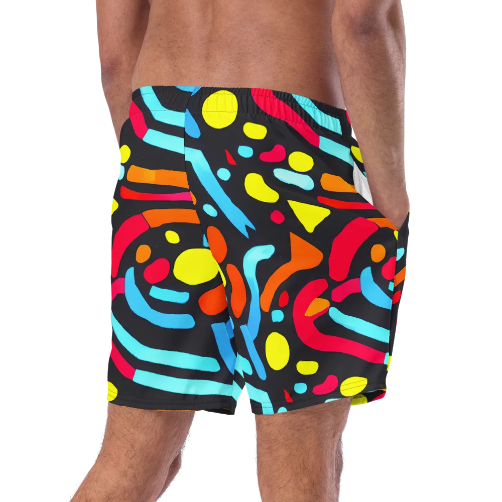 Midnight Stream on Swim Trunks — Right Back