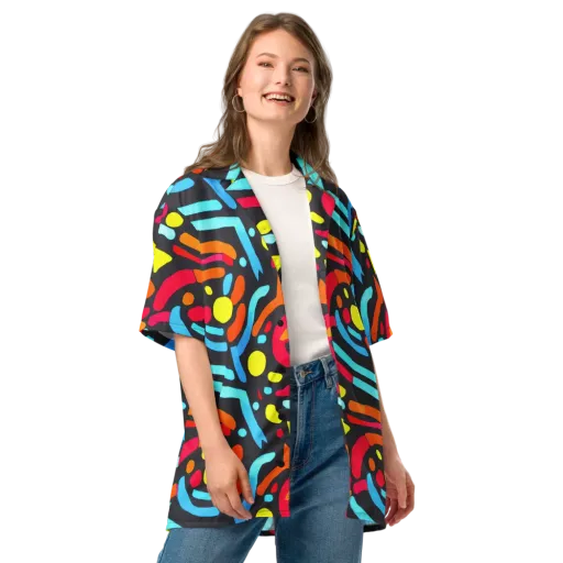 Midnight Stream on a Button Shirt