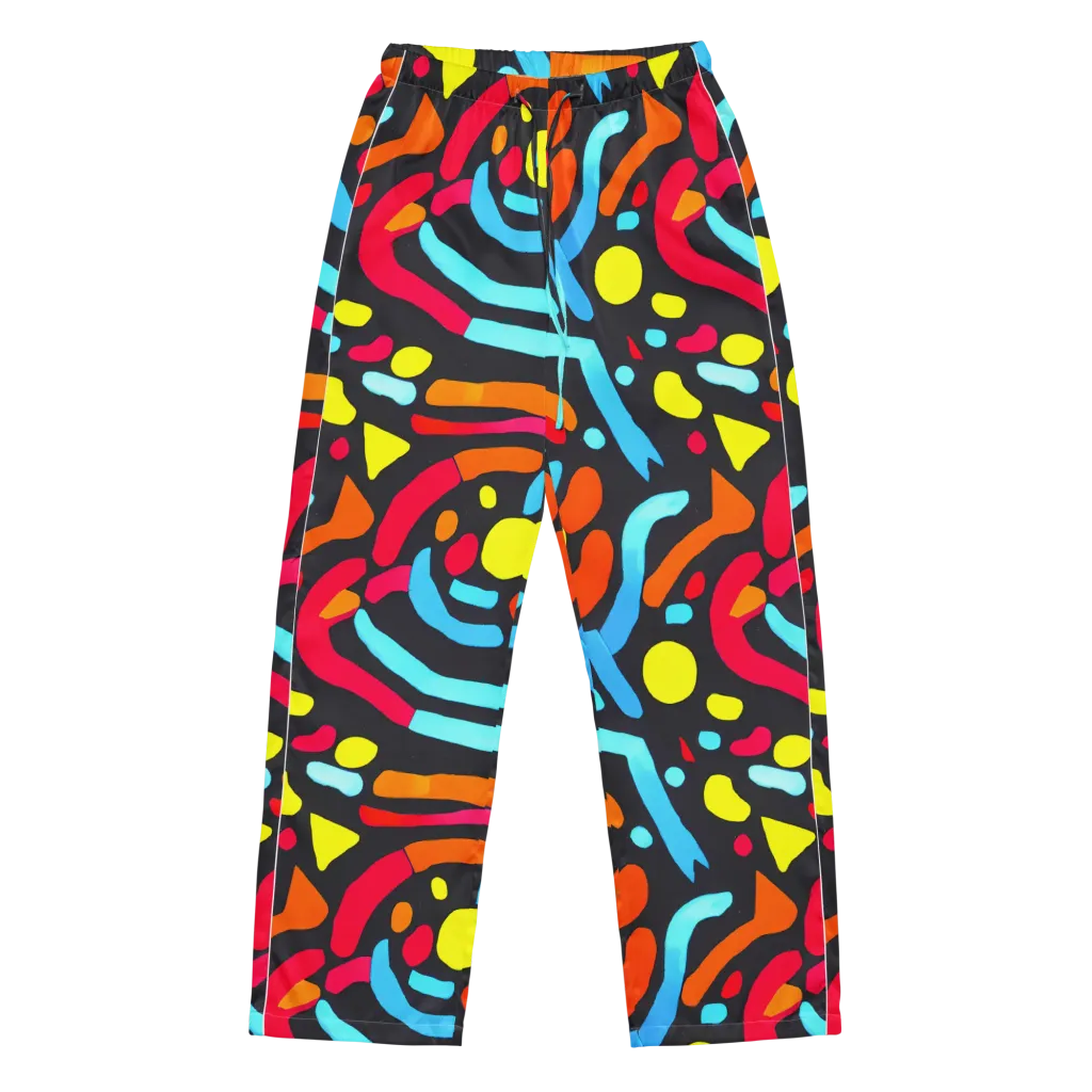 Midnight Stream on Women's Pajama Pants — Front