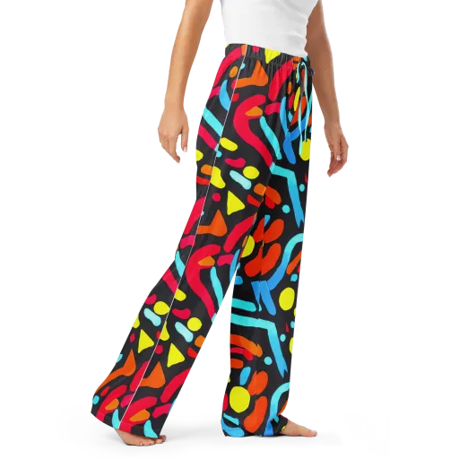 Midnight Stream on a Women's Pajama Pants