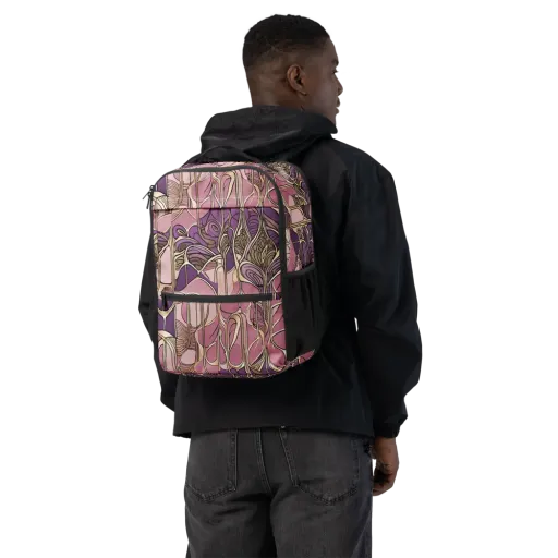 Mauve Filigree on a Utility Backpack