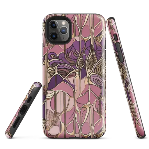 Mauve Filigree on a Tough Case for iPhone®
