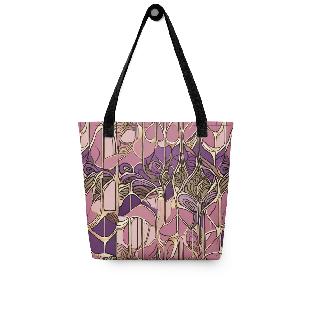 Mauve Filigree on Tote Bag — Front