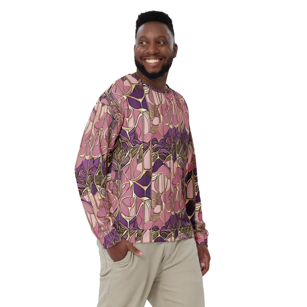 Mauve Filigree on Sweatshirt — Front