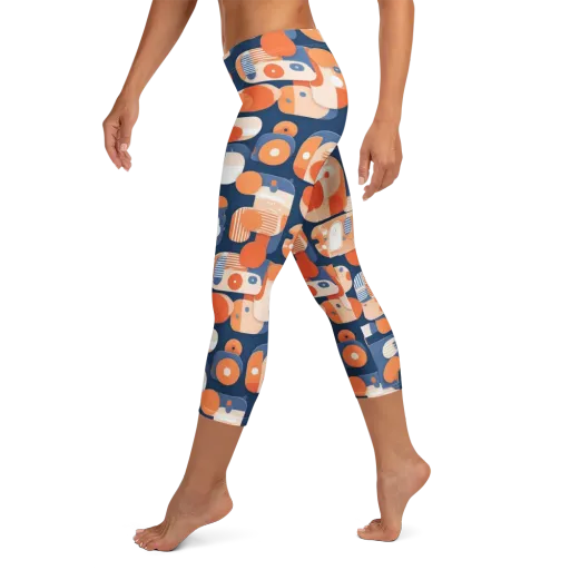Modular Sunset on a Capri Leggings
