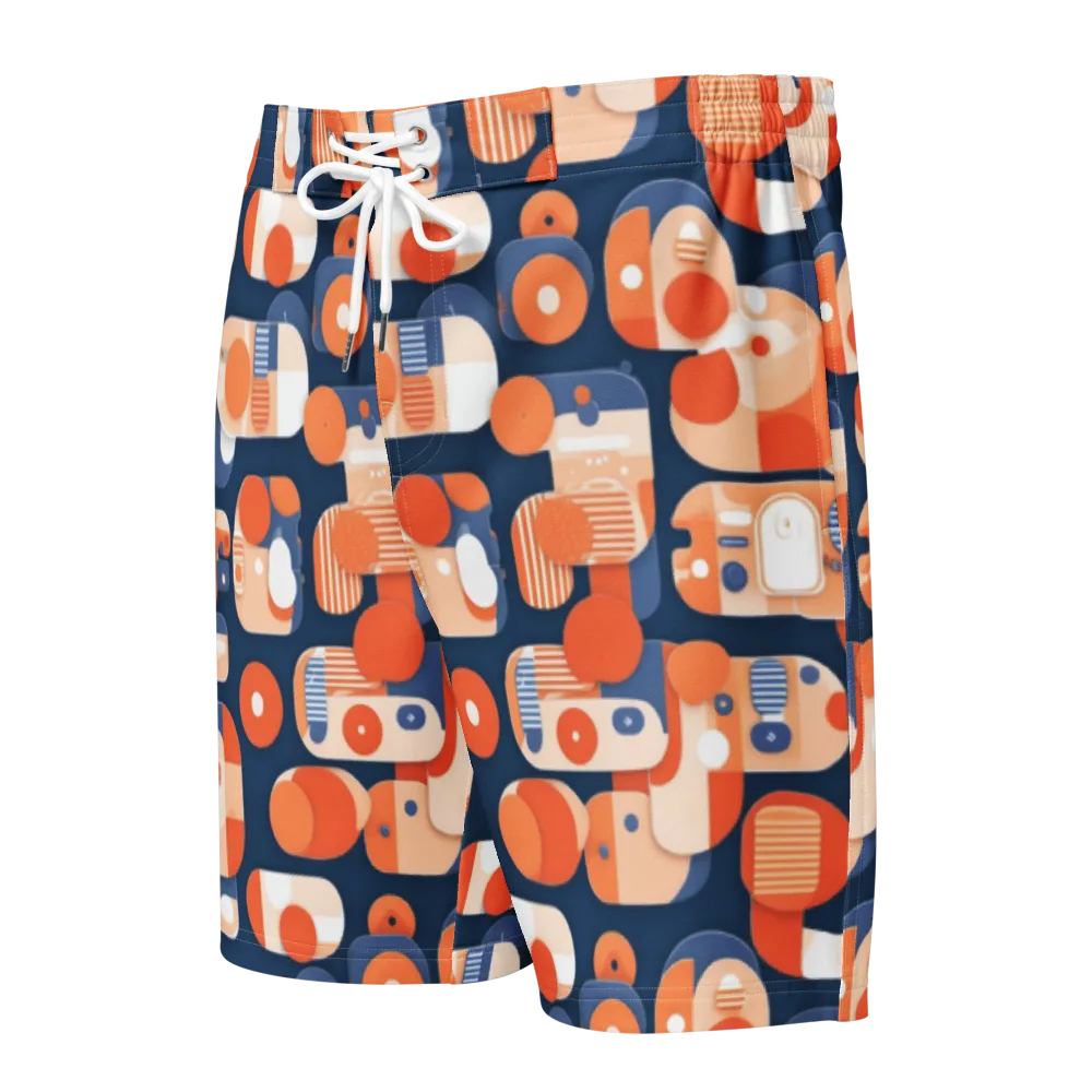 Modular Sunset on Men's Board Shorts — Front