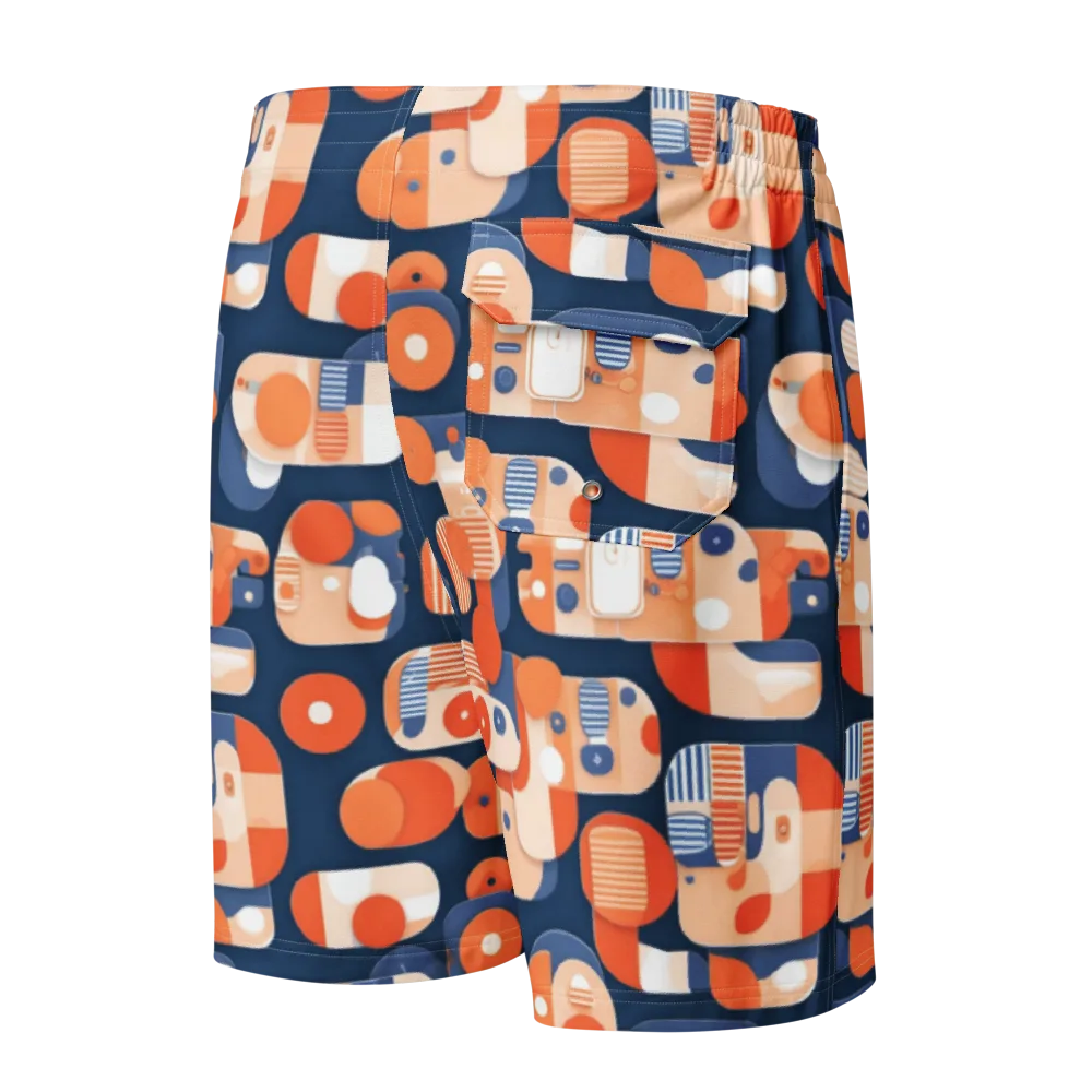 Modular Sunset on Men's Board Shorts — Back